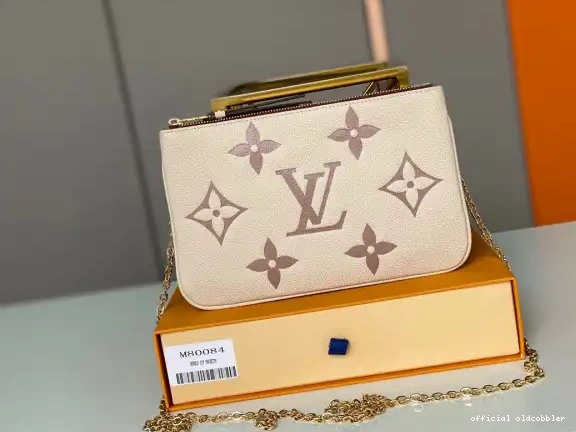 Official oldcobbler LOUIS ZIP VUITTON DOUBLE POCHETTE 0528